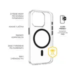 Zadní kryt FIXED MagPurity s podporou Magsafe pro Apple iPhone 15 Pro, čirá