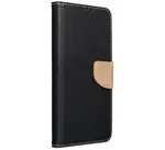 Flipové pouzdro Fancy pro Xiaomi Redmi 10A, černá/zlatá