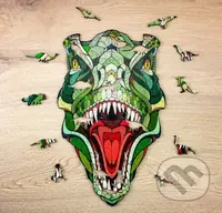 Drevené puzzle – T-REX veľkosť M (craft box) - puzzle z kategorie 3D puzzle