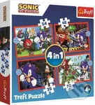 Sonic Dobrodružná jízda 4v1 ((35,48,54,70 dílků)) - puzzle z kategorie 15 - 60 dílků