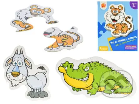 Puzzle dětské Zvířátka safari - puzzle z kategorie Maxi dílky