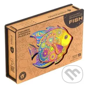 UNIDRAGON dřevěné puzzle - Ryba, velikost S