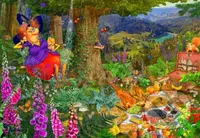 The Witch Picnic - puzzle z kategorie Umělecké