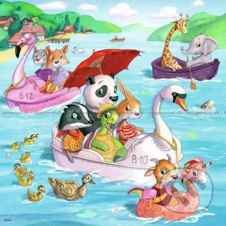 Zvířátka a vodní plavidla - puzzle z kategorie 15 - 60 dílků