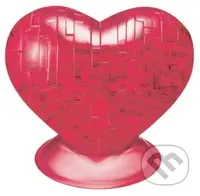 Srdce červené (3D Crystal) - puzzle z kategorie 3D puzzle