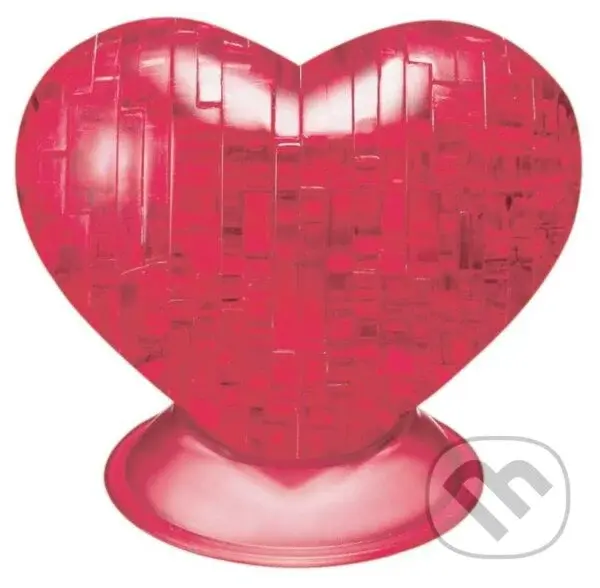 Srdce červené - puzzle z kategorie 3D puzzle