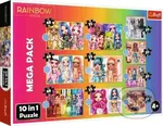 Puzzle Rainbow High MEGA PACK 10v1 - puzzle z kategorie 15 - 60 dílků