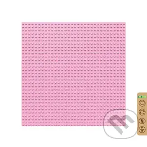 Biobuddi stavebnica: svetloružová podložka pre malé dieliky - hra z kategorie Stavebnice