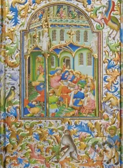 Illuminated Manuscript Marriage Feast at Cana (Ruled Journal)