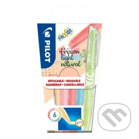 Sada zvýrazňovačov FriXion Light Natural Colors, set 6 farieb