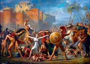 Jacques-Louis David - The Intervention of the Sabine Women, 1799 - puzzle z kategorie Umělecké