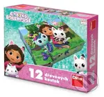 Dřevěné kostky Gábi (12 kostek) - hra z kategorie Stavebnice