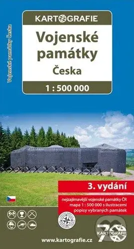 Vojenské památky Česka 1:500 000 - kniha z kategorie Mapy Evropy