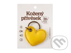 Klíčenka srdce žluté