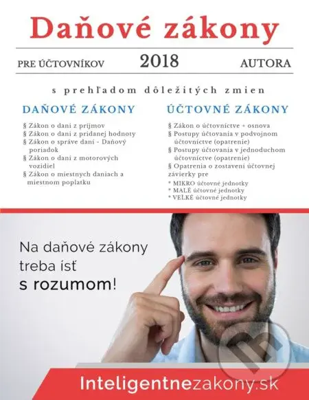 Daňové zákony 2018 pre účtovníkov (s prehľadom dôležitých zmien) - kniha z kategorie Daně