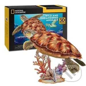 Puzzle 3D Mořská želva - puzzle z kategorie 3D puzzle