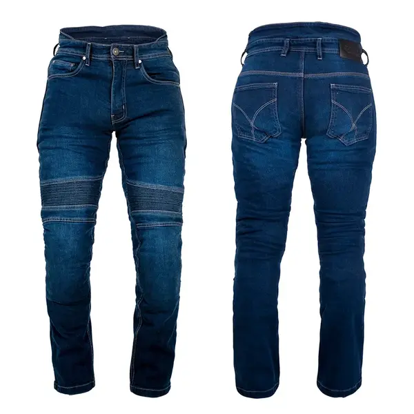 Pánské moto jeansy BOS Micas Blue 40