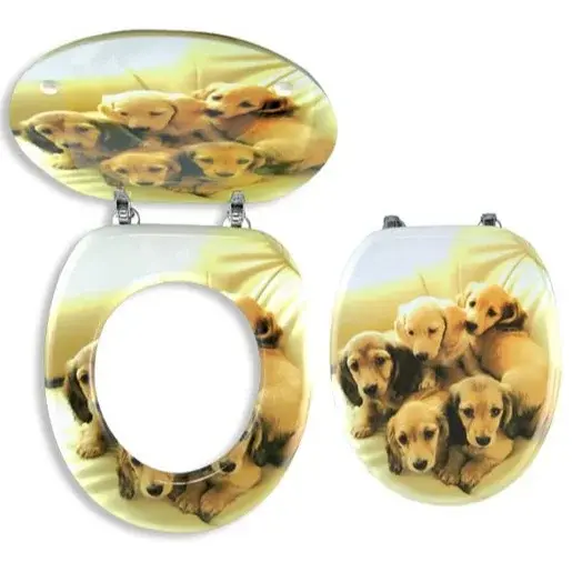 Wc doska Novaservis z MDF v béžovej farbe WC/STENATA