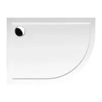 Polysan RENA sprchová vanička štvrťkruhová 100x80 cm liaty mramor 75511