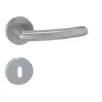 Kľučka Naturel Nero brúsený nerez, BB kľúč NERORBN