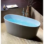 Polysan TESS voľne stojaca vaňa 157x70 cm liaty mramor ľavá aj pravá 09613