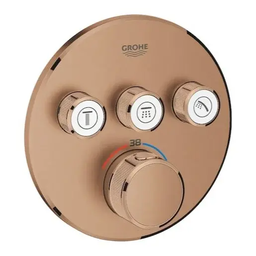 Termostat GROHE Smart Control s termostatickou baterií Brushed Warm Sunset 29121DL0