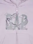 GAP Dětská mikina na zip a s kapucí - Holky