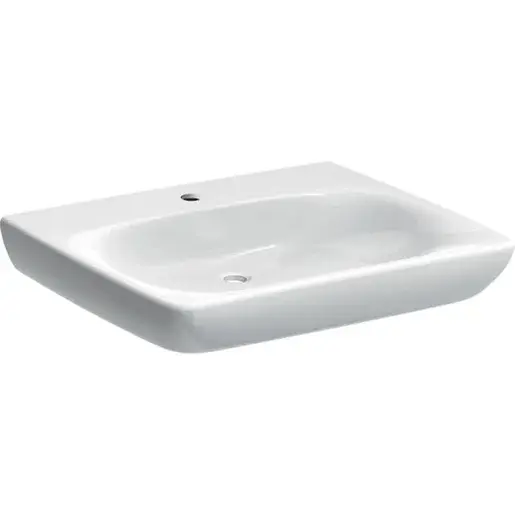 Geberit Selnova Comfort bezbariérové umývadlo selnova 65x55 cm otvor pre batériu uprostred 500.188.01.7