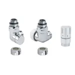 Termostatická sada ISAN uhlová ľavá biela O39BUCL101