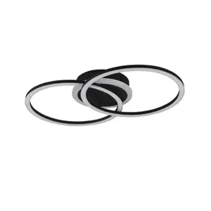 Reality Venida led stropné osvetlenie čierna r62783132 RER62783132