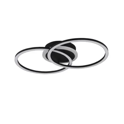 Reality Venida led stropné osvetlenie čierna r62783132 RER62783132