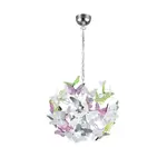 Závesné osvetlenie Reality Butterfly chróm R30214017