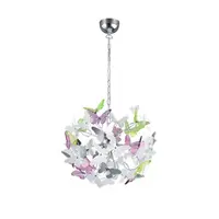 Závesné osvetlenie Reality Butterfly chróm R30214017