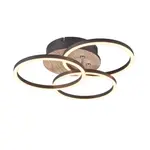 LED stropné osvetlenie Reality Circle drevodekor R62823135