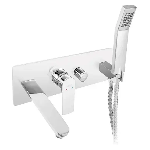 Novaservis Algeo Square sprchová a vaňová batéria vrátane podomietkového telesa chróm baq11p 82220.0