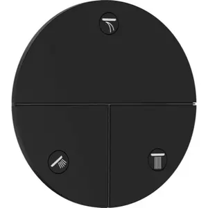 Hansgrohe ShowerSelect Comfort S ventil bez podomietkového telesa matná čierna 15558670