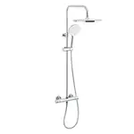 Sprchový systém SAT s termostatickou batériou chróm SATSSTKE