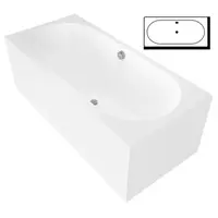 Polysan ASTRA BL MONOLITH obdĺžniková vaňa 160x70 cm akrylát ľavá 32611ML