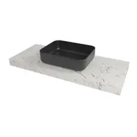Doska pod umývadlo Naturel Dolce 83,5x8x50 cm mramor Carrara biela mat DO8050MCB