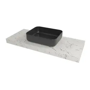 Doska pod umývadlo Naturel Dolce 83,5x8x50 cm mramor Carrara biela mat DO8050MCB