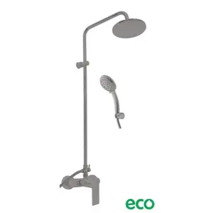 RAV SLEZÁK Nil sprchový systém metal grey lesk nl182.5/7-61mgl NL182.57MGL