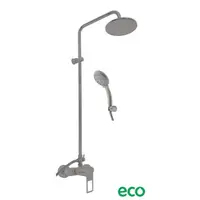 RAV SLEZÁK Nil sprchový systém metal grey lesk nl282.5/7mgl NL282.57MGL