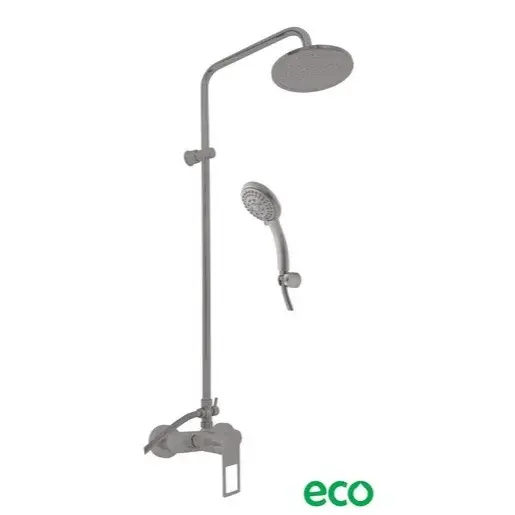 RAV SLEZÁK Nil sprchový systém metal grey lesk nl282.5/7mgl NL282.57MGL