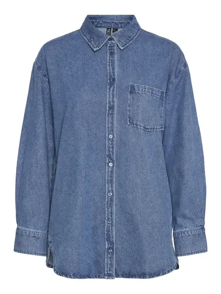 PIECES Blúzka 'PCMaisie'  modrá