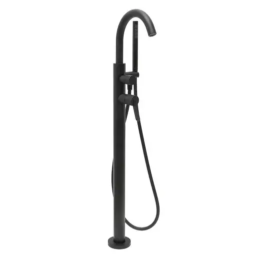 Agape FEZ 2 vaňová batéria stojaca čierna matná EFEZ028E