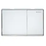 Geberit Omega60 ovládacie tlačidlo sklo biele 115.081.SI.1