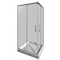 Jika Lyra Plus sprchový kút štvorec 90x90 cm h2513820006681 5138.2.000.668.1