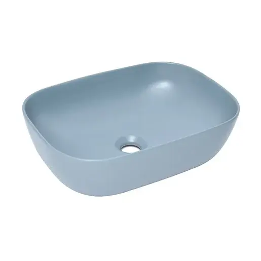 Umývadlo na dosku SAT Infinitio 45,5x32,5 cm tmavě modrá mat bez prepadu SATINF4532DBLM