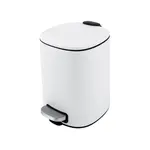 Odpadkový kôš voľne stojací Nimco 5 l biely mat mat KOS900505