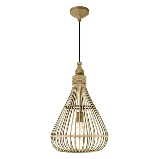 Závesné osvetlenie Eglo AMSFIELD hnedá 49772